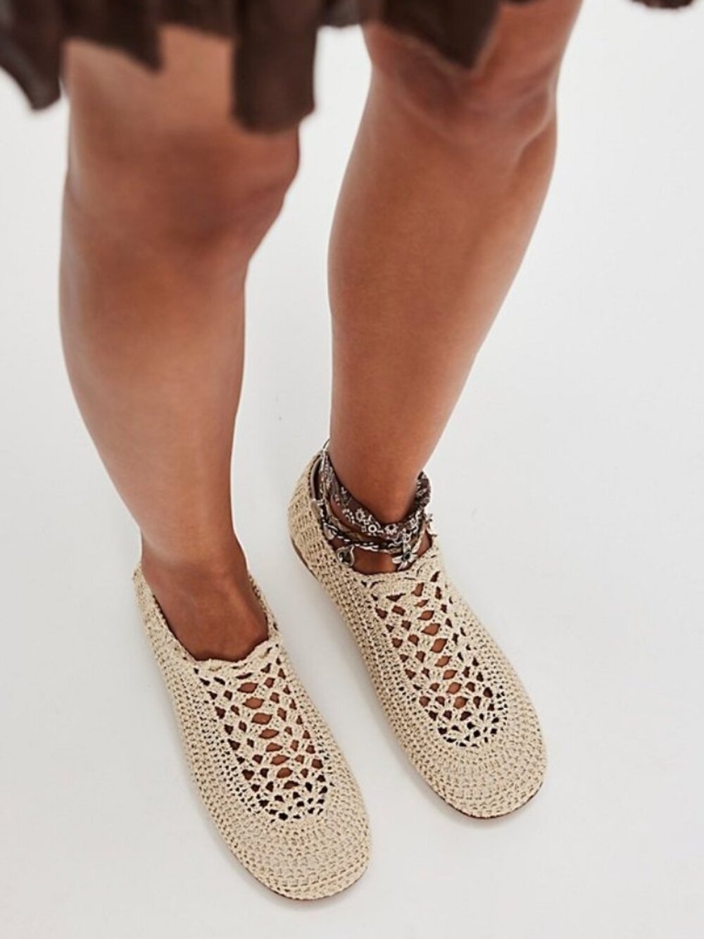 NEW Jeffrey Campbell Figure Eight Crochet Flats